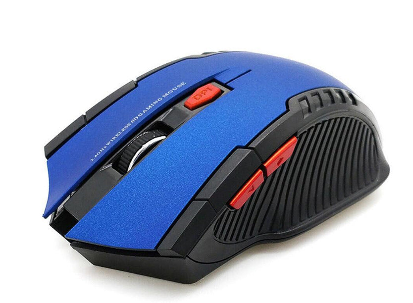 Gaming wireless 2.4G wireless optical mouse ماوس قيمنق لاسلكي سريع - تصميم مريح للألعاب والعمل